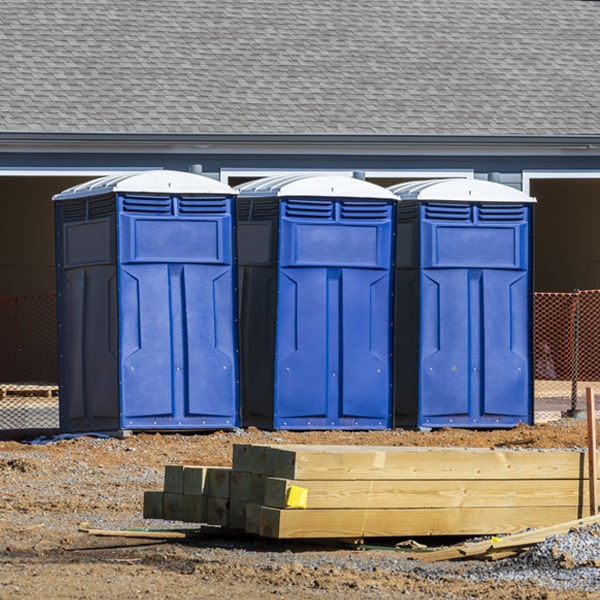 how can i report damages or issues with the portable toilets during my rental period in East Point KY